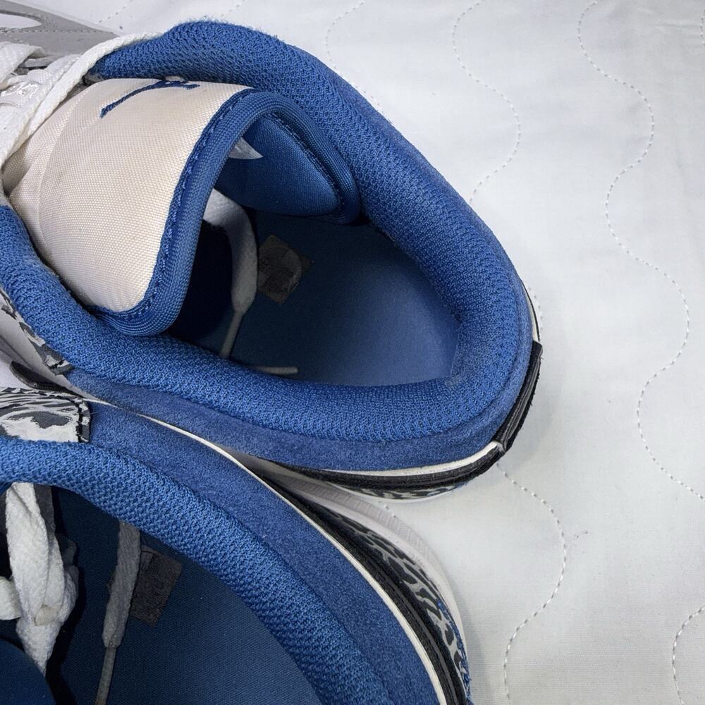 Jordan Air Jordan 1 Low Shoes Mens Size 10 White Blue Elephant DM1199-140 - Picture 9 of 12